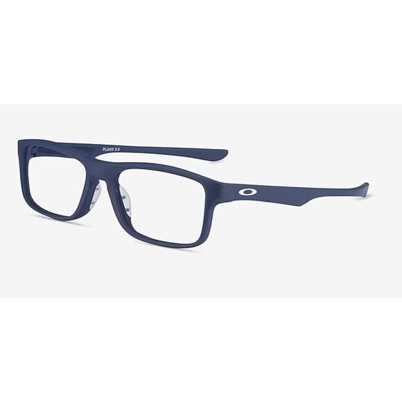 Oakley Plank 2.0 OX8081 Eyeglasses Soft Touch Universal Blue Frames 53/18/139 - Picture 1 of 7